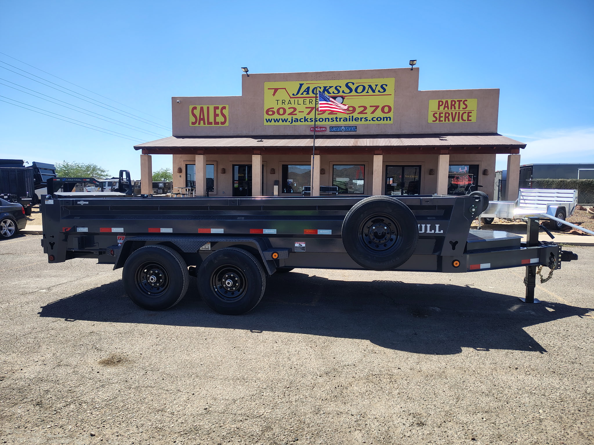 Norstar 16x83 Ironbull Tandem Axle Dump, 15K GVWR, 24" Sides - Stock #NST1459 - Image 1 of 12
