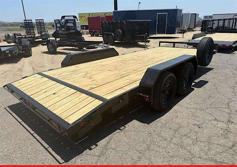 P.J. Trailers 18x83" Tandem Axle, 7K GVWR, Carhauler - Stock #PPJ10963 - Image 2 of 4 P.J. Trailers 18x83" Tandem Axle, 7K GVWR, Carhauler - Stock #PPJ10963 - Image 2 of 4