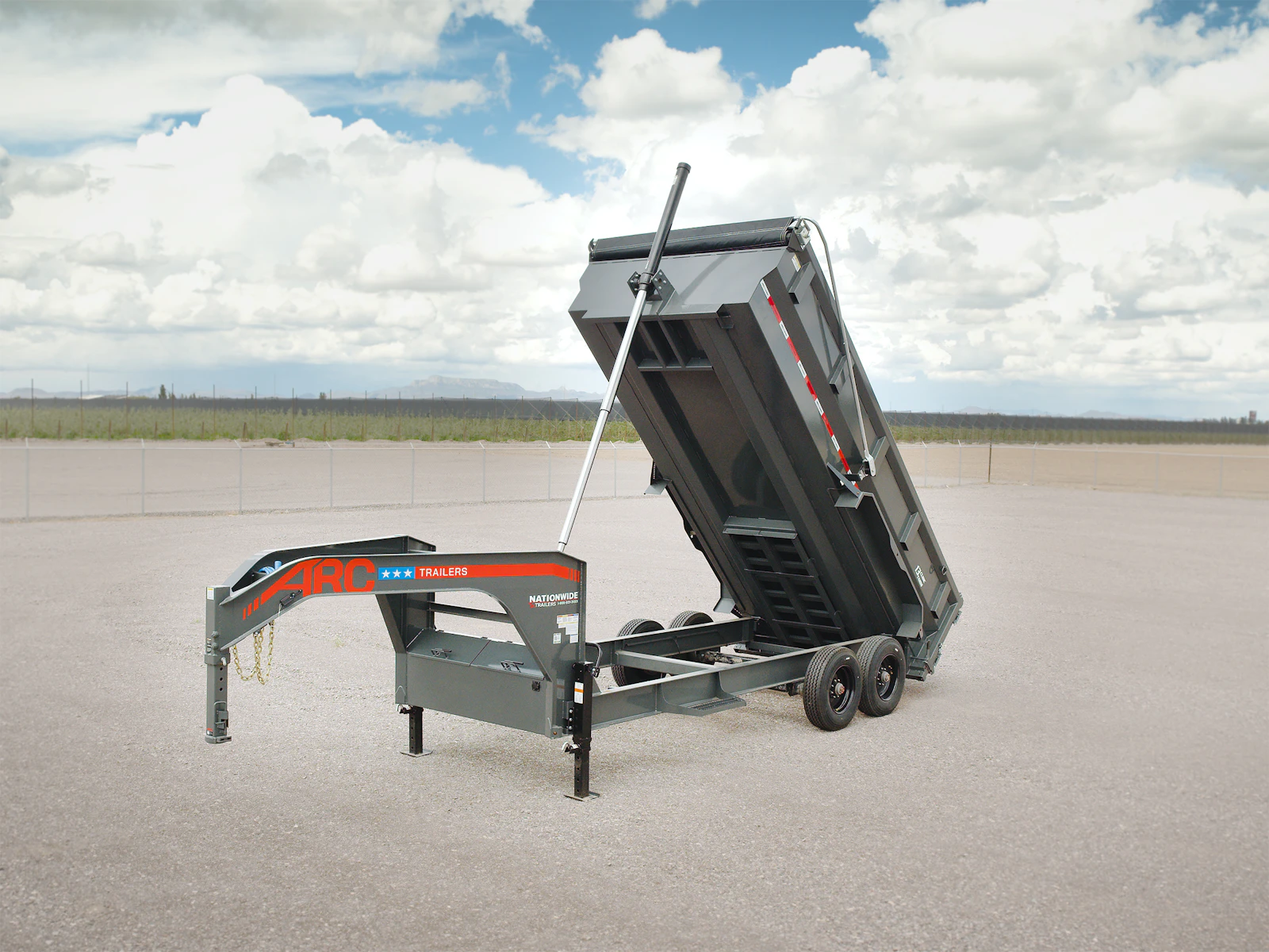 A-GDH — Gooseneck 20K Heavy Duty Dump Trailer - Image 4