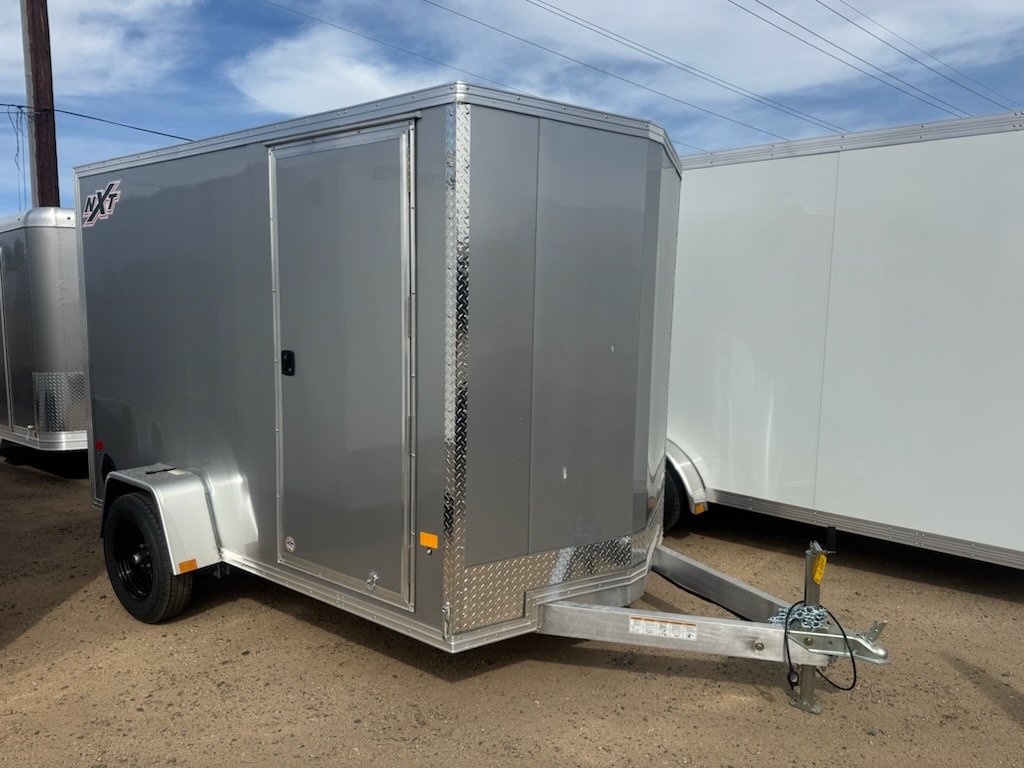 Alcom 10x6 All Aluminum XLT-P2 Enclosed, 3K GVWR, Limited Edition, Ramp Door - Stock #ALC213 - Image 1 of 4