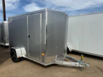Alcom 10x6 All Aluminum XLT-P2 Enclosed, 3K GVWR, Limited Edition, Ramp Door Stock #ALC213 - Thumbnail 1