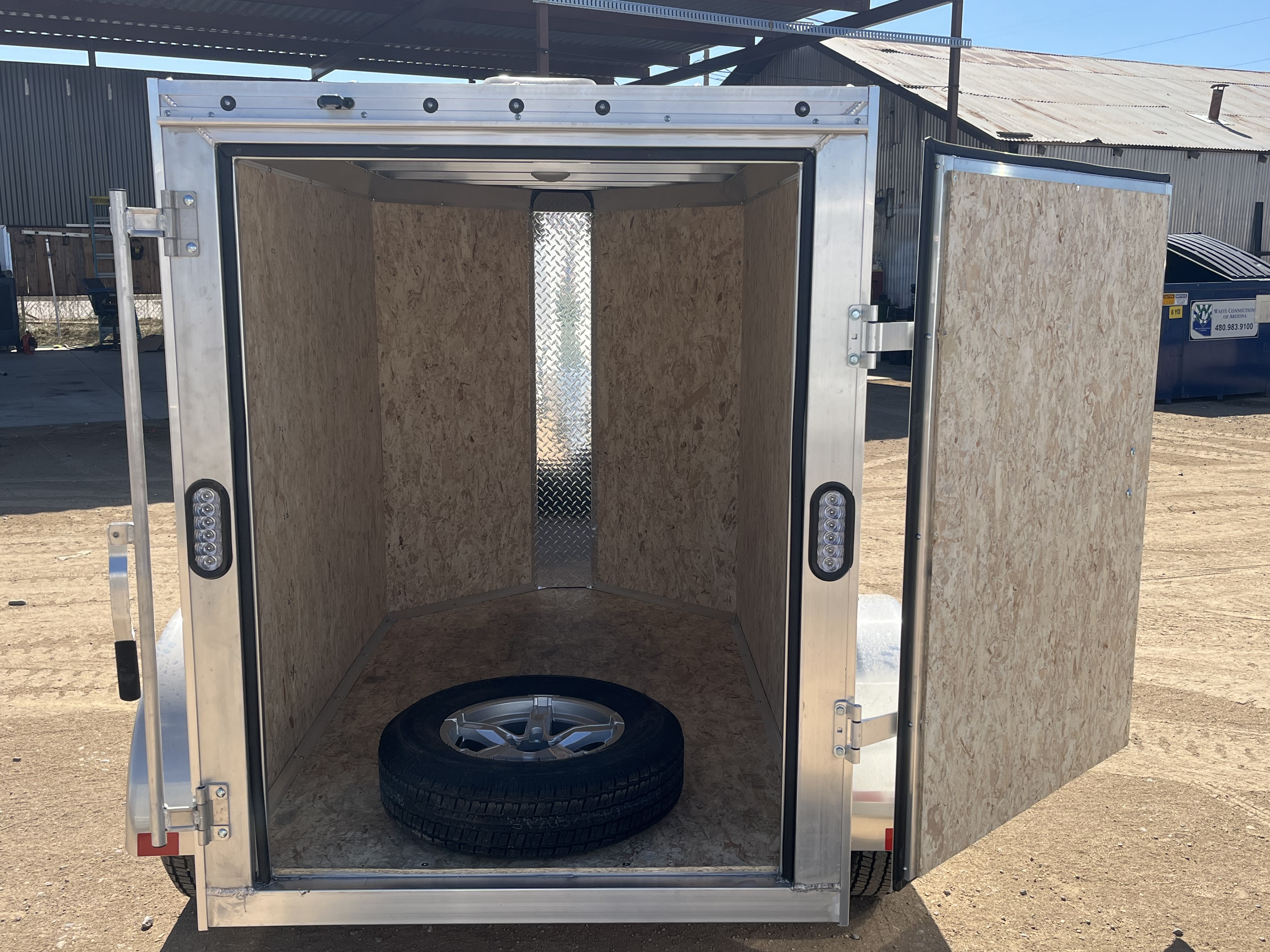 Triton 6x4 All Aluminum, NXT Enclosed, 2K GVWR, Swing Door - Stock #ALC199 - Image 6 of 8