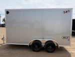 Alcom 12x6 All Aluminum NXT Enclosed, 3K GVWR, Side Door, Ramp Door Stock #ALC262 - Thumbnail 4