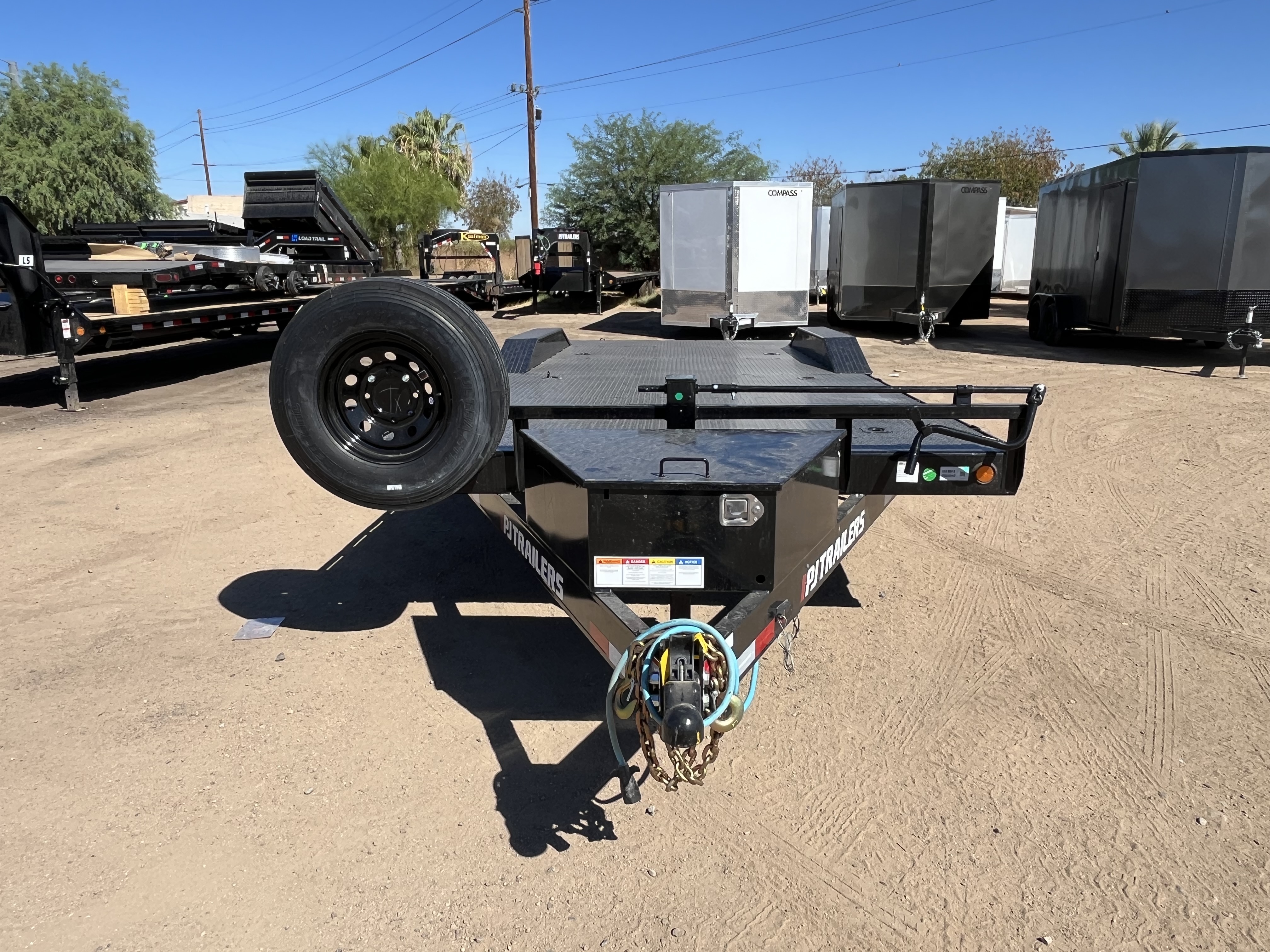 P.J. Trailers 22x102x6" Channel Tandem Axle, 14K GVWR Super-Wide, Equipment, Slide In Ramps - Stock #PPJ11039 - Image 10 of 10