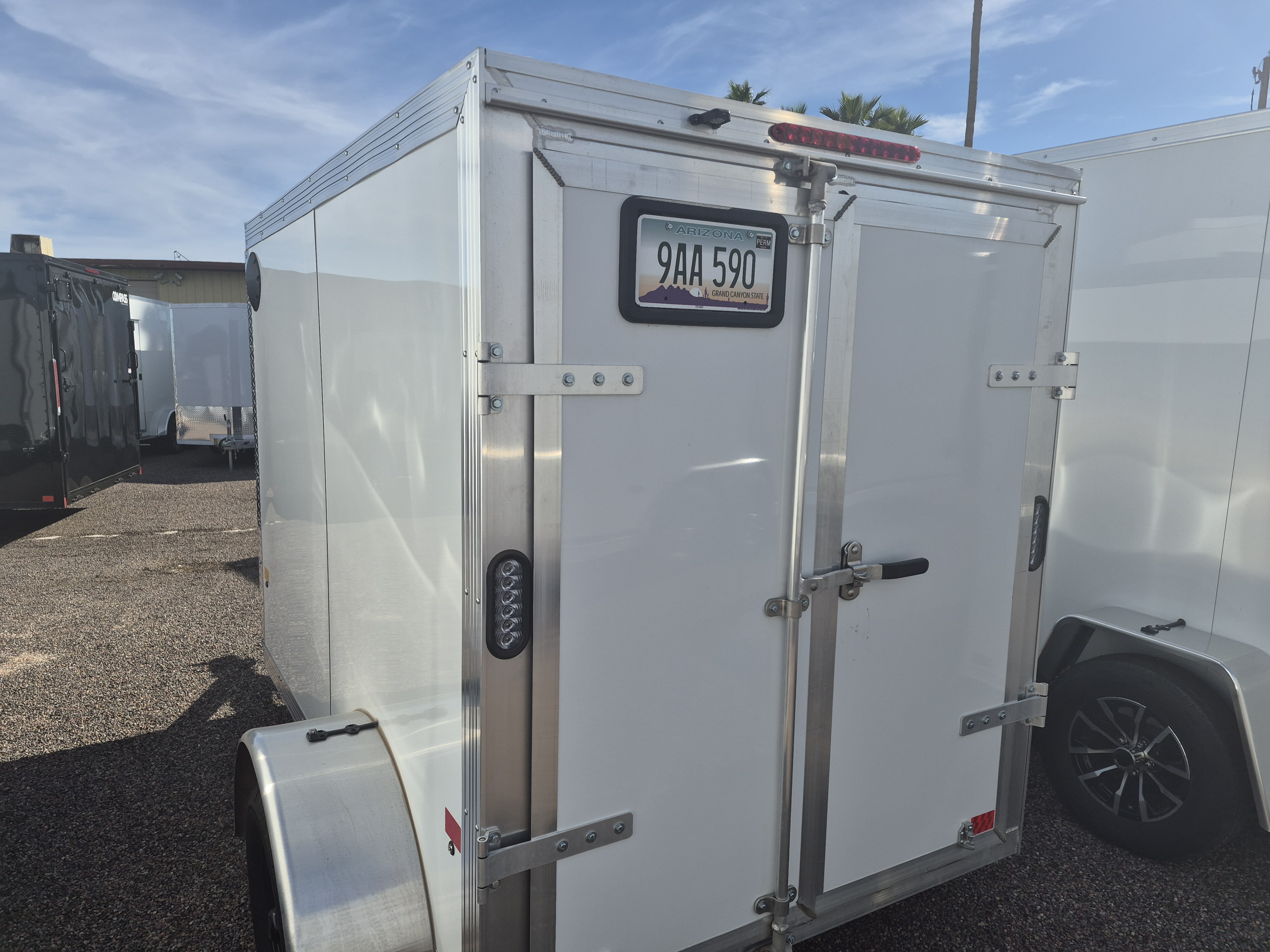 Alcom 08x5 All Aluminum NXT Enclosed, 3K GVWR, Ramp Door - Stock #USD1122 - Image 3 of 4