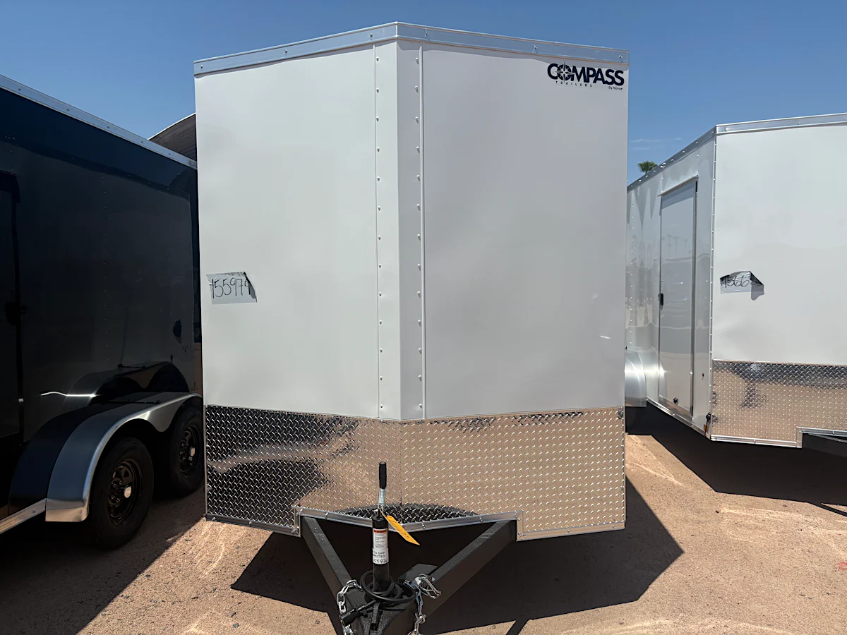 Compass Compass 7'x14' Enclosed Cargo Trailer - Stock #CMP2942 - Image 1 of 6 Compass Compass 7'x14' Enclosed Cargo Trailer - Stock #CMP2942 - Image 1 of 6