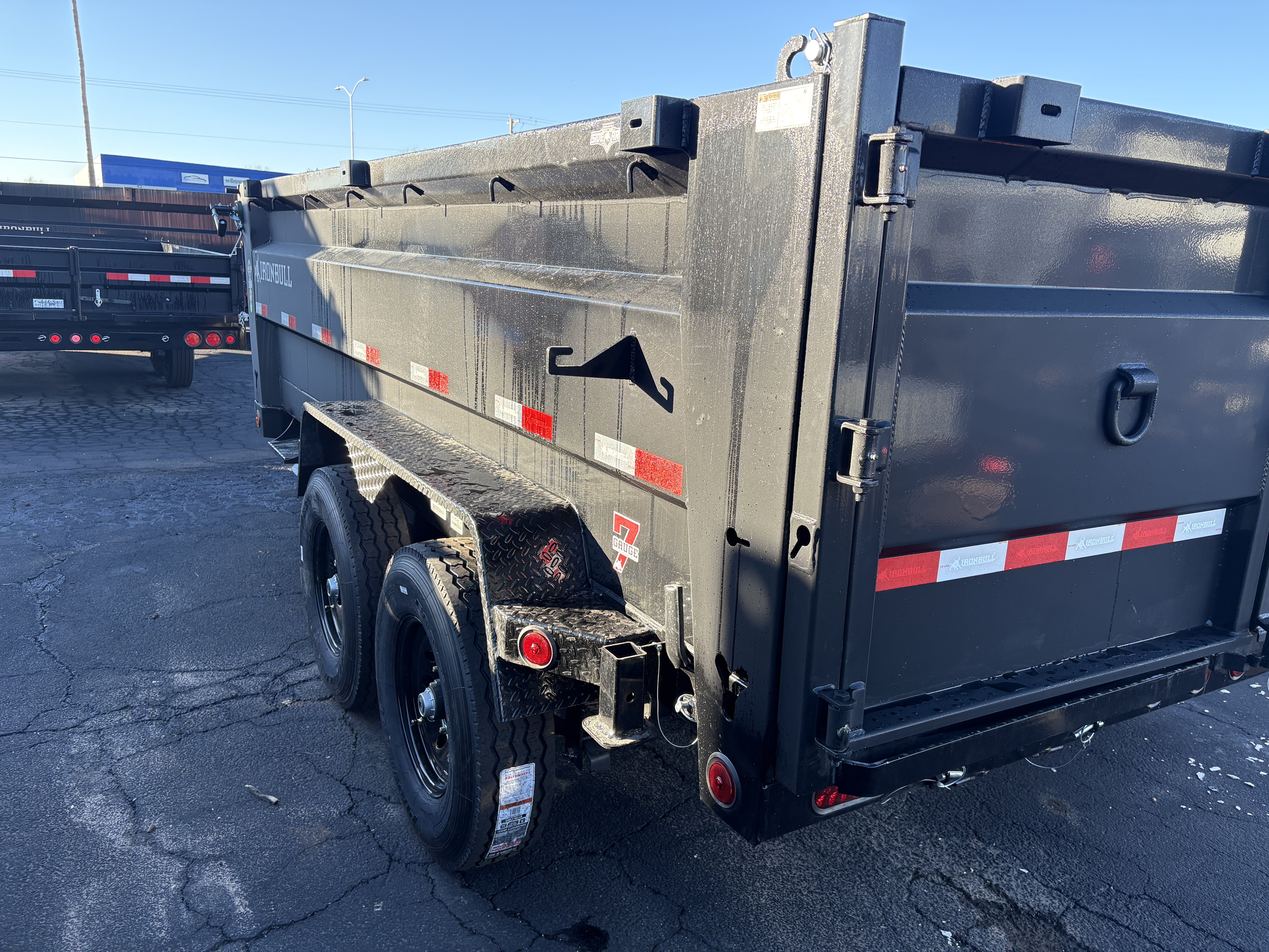 Norstar 14x83 IronBull Tandem Axle Dump, 15K GVWR, 36" Sides, Solar Charger, 14 Ply Tires - Stock #NST1374 - Image 5 of 5