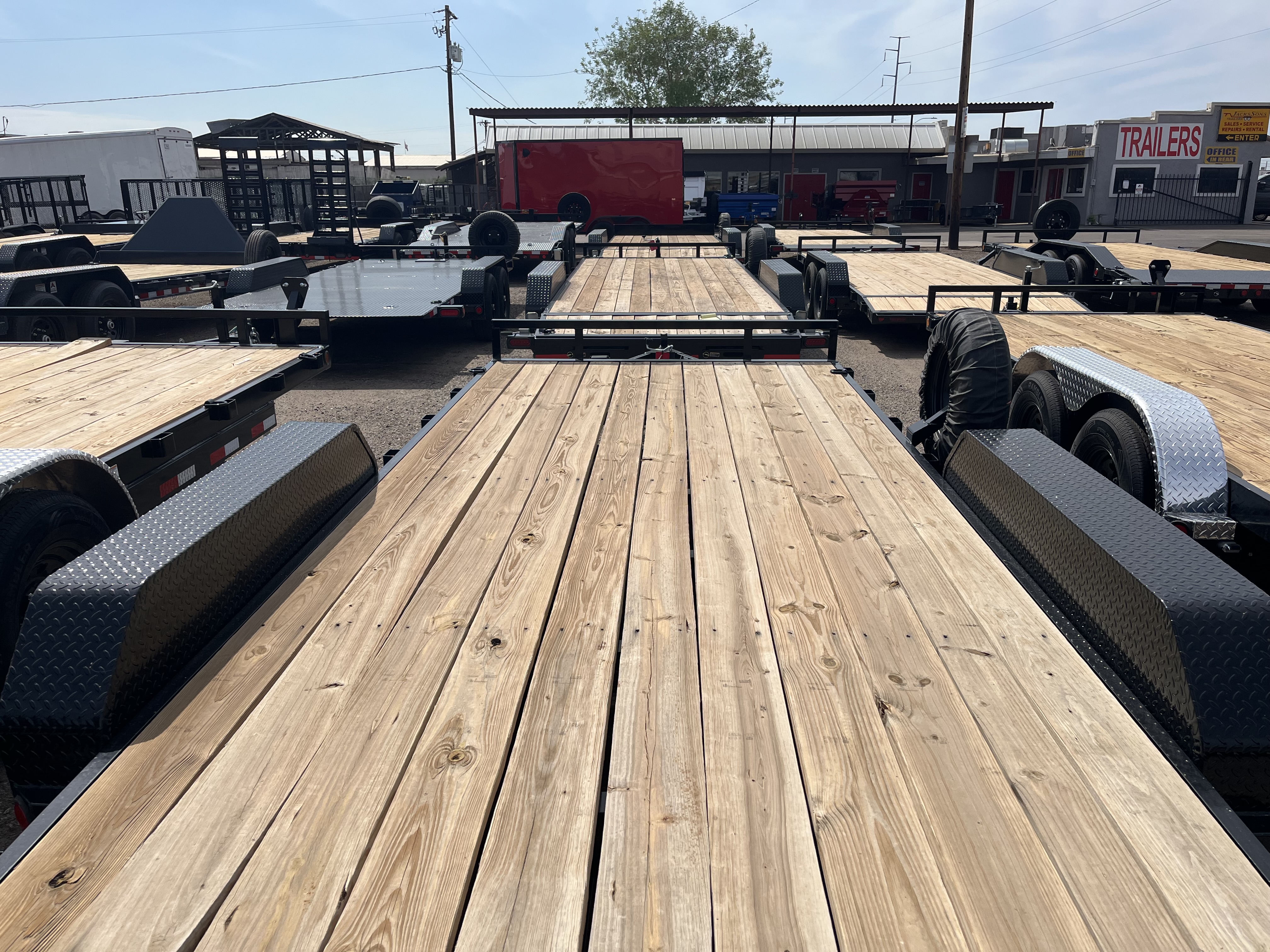 PJ Trailers 18'x84" Car Trailer (C4)