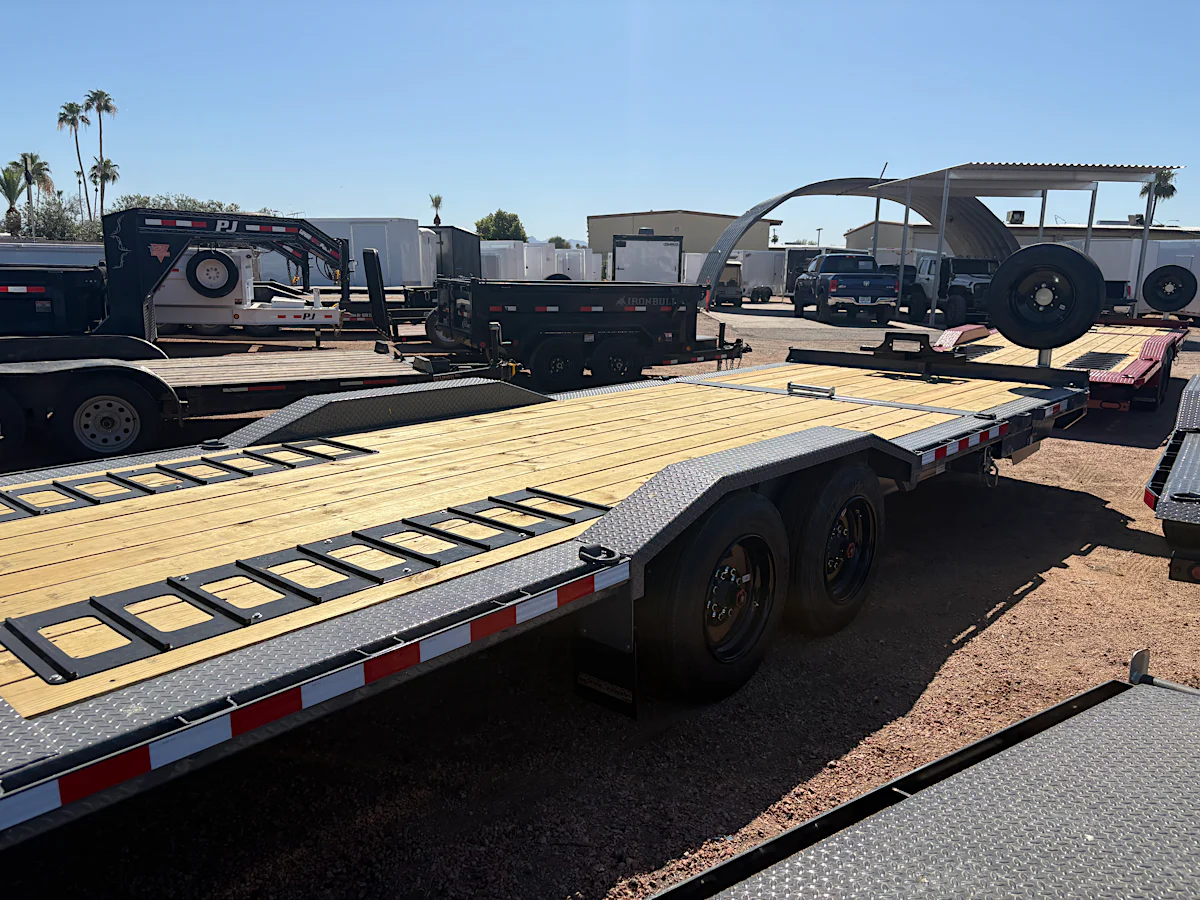 Midsota 24x8.5 (18'+6') Tilt Bed Wide Body, Drive Over Fender, 17,600 GVWR, 80" Steel Toolbox - Stock #MI010 - Image 6 of 6 Midsota 24x8.5 (18'+6') Tilt Bed Wide Body, Drive Over Fender, 17,600 GVWR, 80" Steel Toolbox - Stock #MI010 - Image 6 of 6