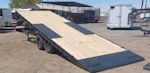 Norstar 24x102" IronBull Tandem Axle, 14K GVWR, Deckover Tilt Stock #NS602 - Thumbnail 2