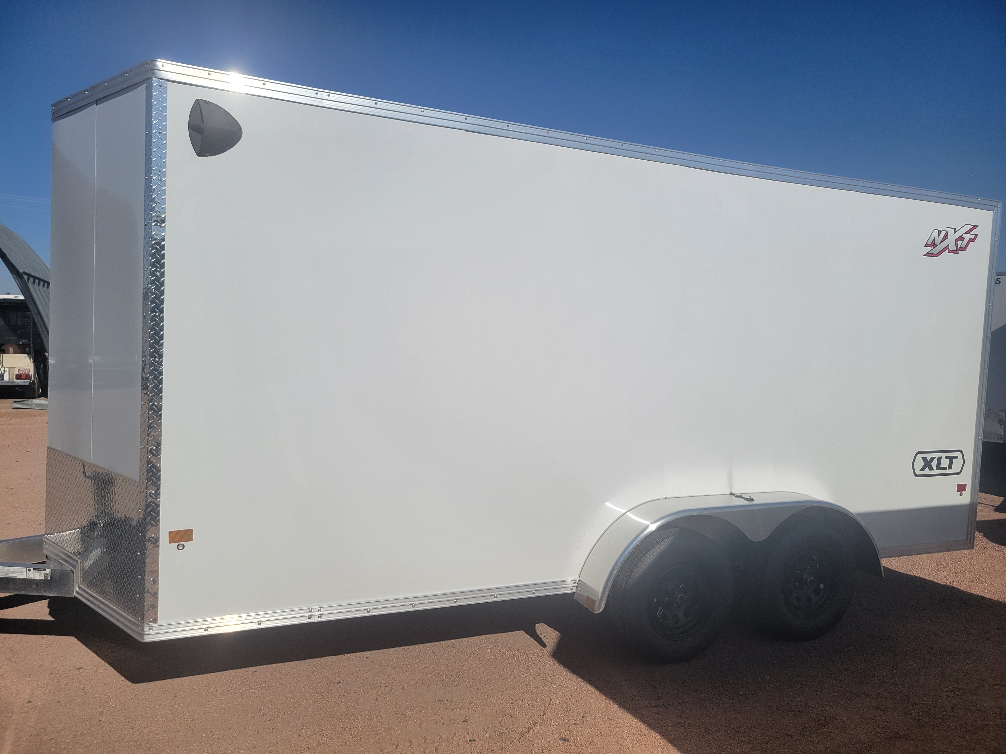 Alcom 16x7 All Aluminum XLTP2 Enclosed, 7K GVWR, Side Door, Ramp Door - Stock #ALC226 - Image 4 of 4