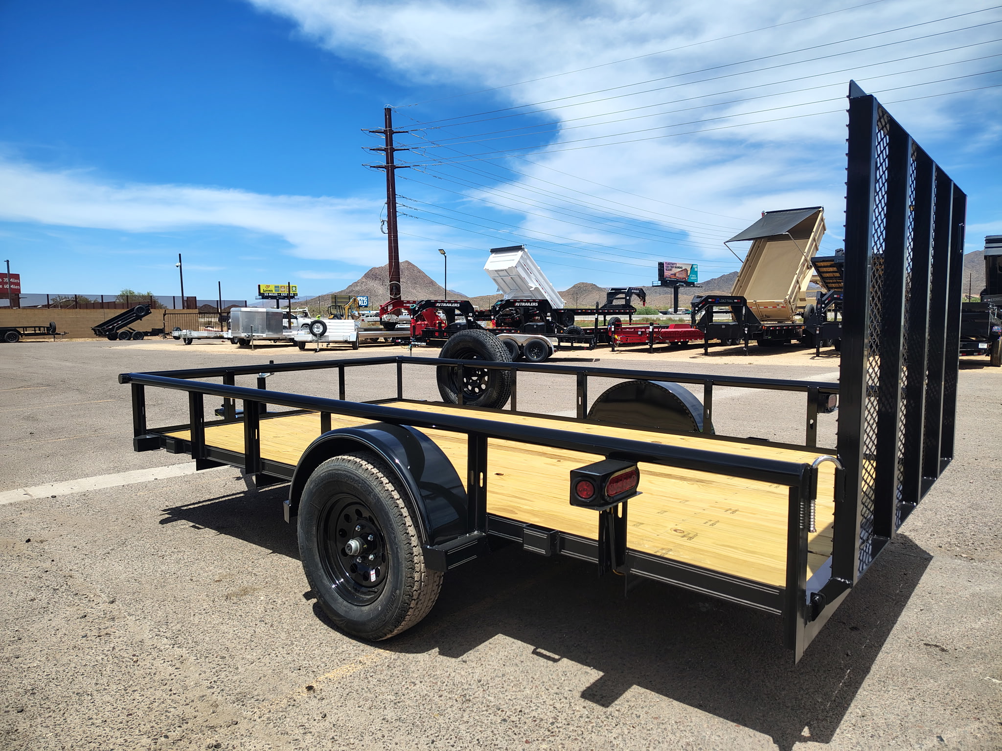 Texas Bragg 12x72 Utility Single Axle, 3K GVWR - Stock #TXB008 - Image 3 of 6