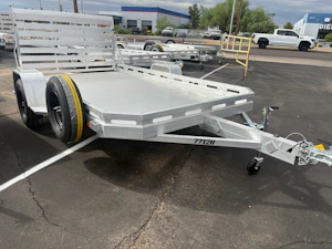 Aluma Aluma 12'x77" Aluminum Utility Trailer w/ Tailgate (7712H)