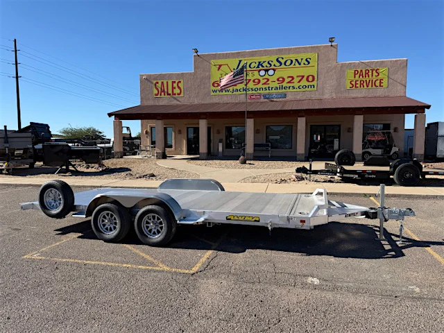 Aluma 16x82 All Aluminum, 7K GVWR, Tandem Axle, Tilt (8216TILT-TA-EL-RTD) - Stock #ALU436 - Image 1 of 6 Aluma 16x82 All Aluminum, 7K GVWR, Tandem Axle, Tilt (8216TILT-TA-EL-RTD) - Stock #ALU436 - Image 1 of 6