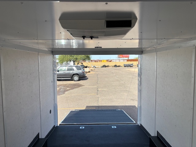 Compass 20x8.5 Jasper SE Car Hauler, 10K GVWR, Ramp Door, A/C, White Wall / Ceiling, RTP Floor - Stock #CMP2658 - Image 8 of 8