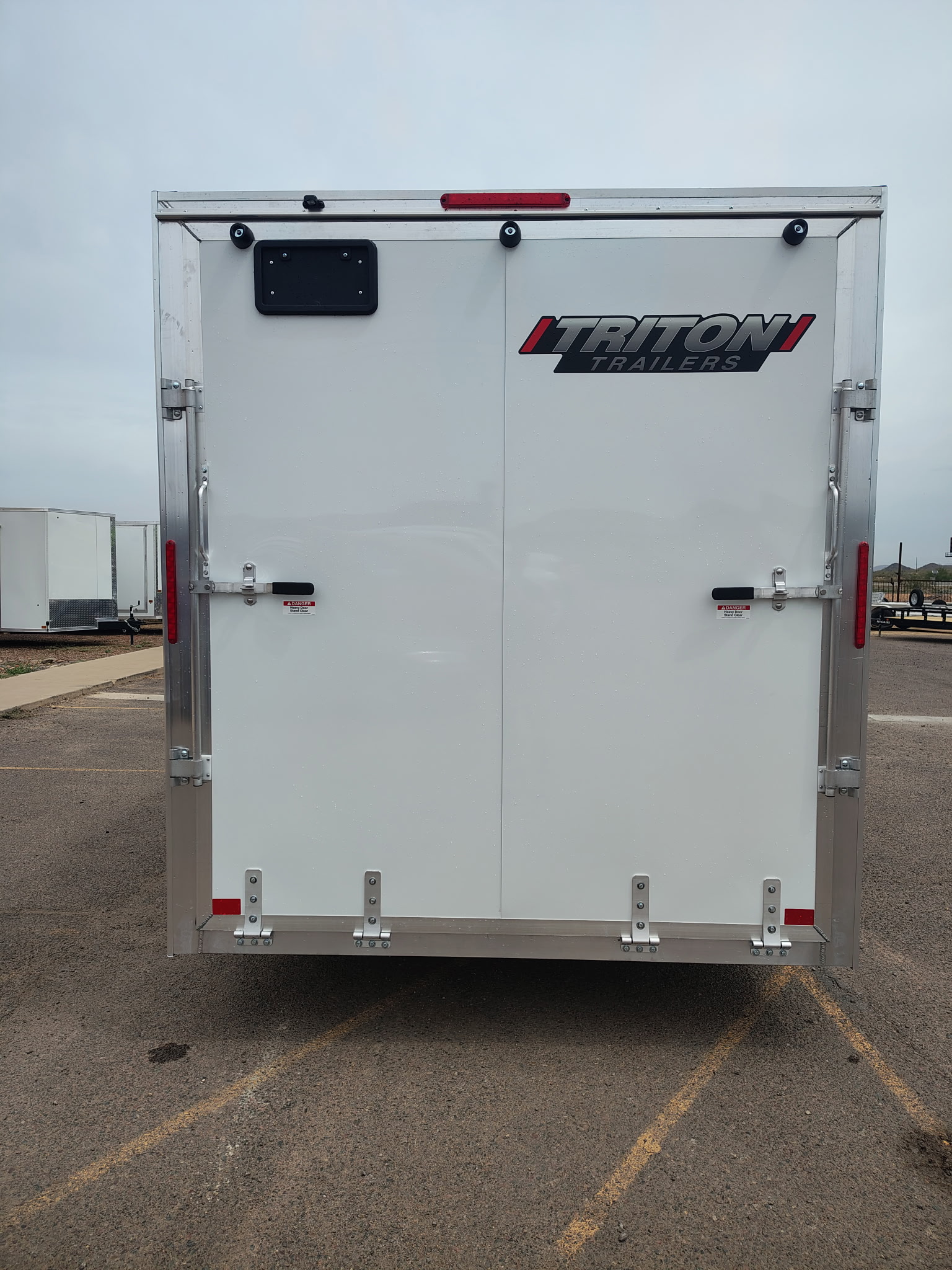 Alcom 16x7 All Aluminum XLT-P Enclosed, 7K GVWR, Limited Edition, Ramp Door - Stock #ALC239 - Image 5 of 10