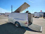 FAT SOCKS MOTORSPORTS Custom 12' Fiberglass Motorcycle Hauler Stock #USD4001 - Thumbnail 2