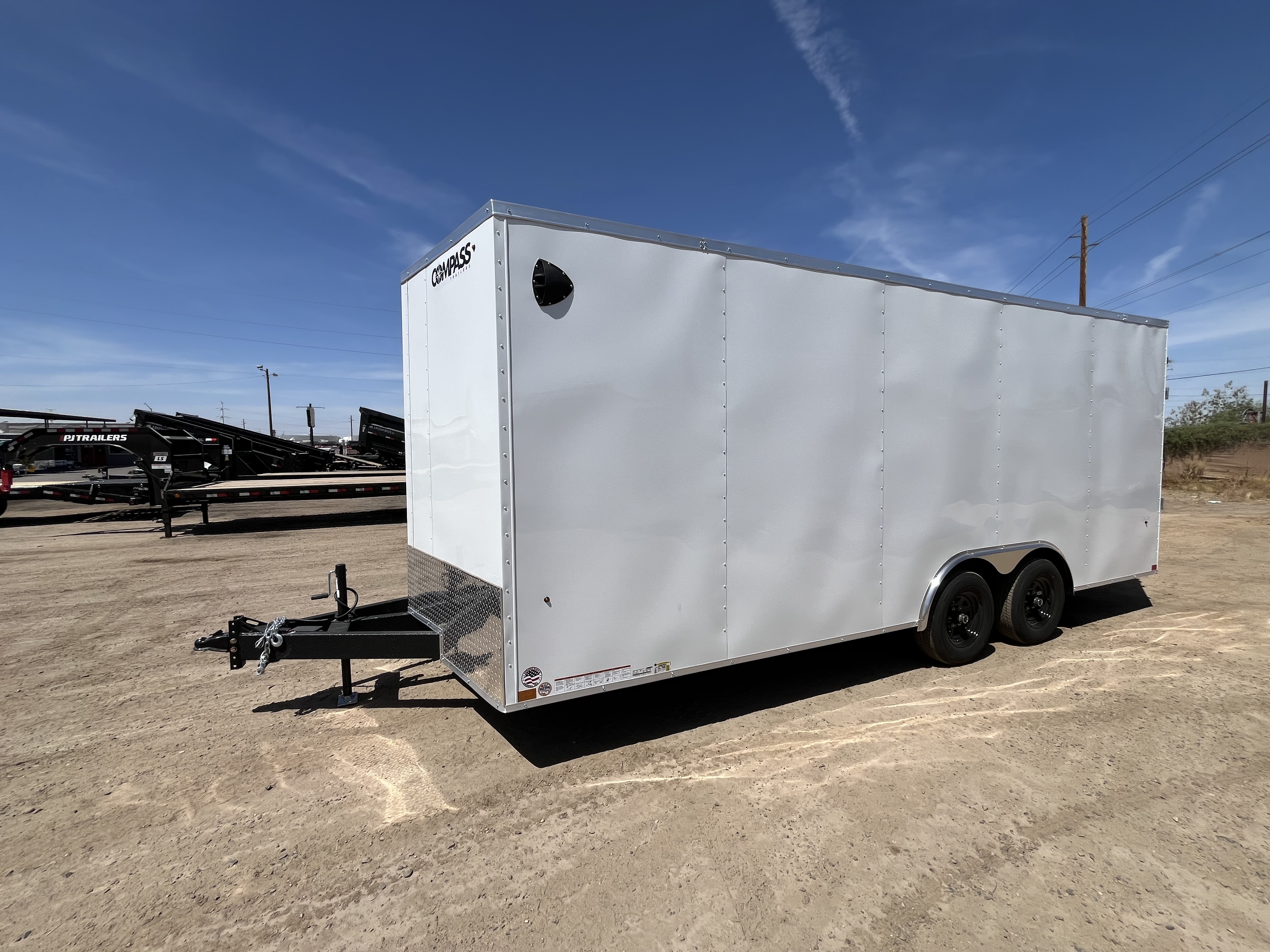 Compass 20x8.5 Indigo DLX, 10K GVWR, Ramp Door - Stock #CMP2873 - Image 7 of 9