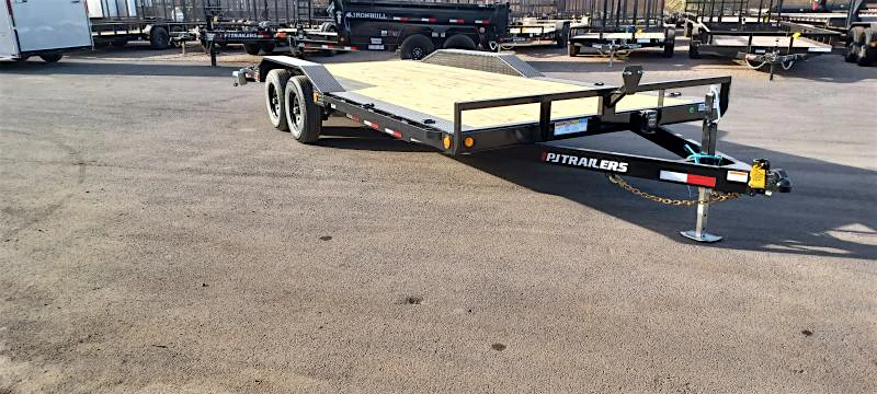 P.J. Trailers 20'x102" 5" Channel Car Trailer (B5) - Stock #PPJ10691 - Image 2 of 9 P.J. Trailers 20'x102" 5" Channel Car Trailer (B5) - Stock #PPJ10691 - Image 2 of 9