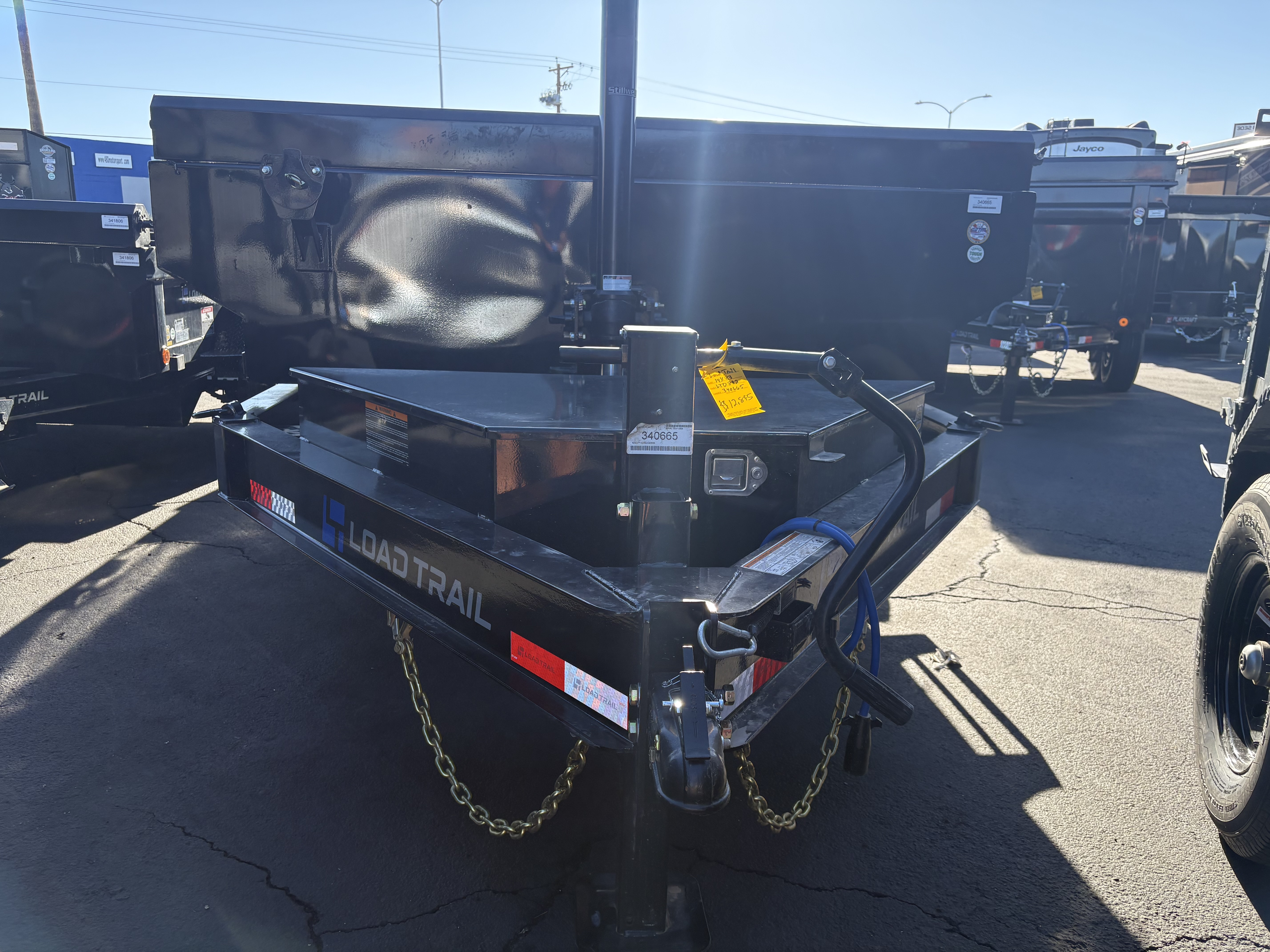 Load Trail 14x83 Tandem Axle 14K GVWR Low-Pro Dump, Telescopic Cylinder, 24" Sides - Stock #LTD892 - Image 1 of 7