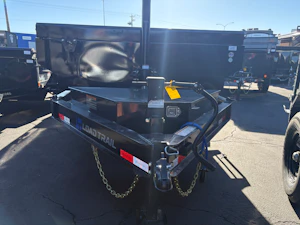 Load Trail 14x83 Tandem Axle 14K GVWR Low-Pro Dump, Telescopic Cylinder, 24" Sides