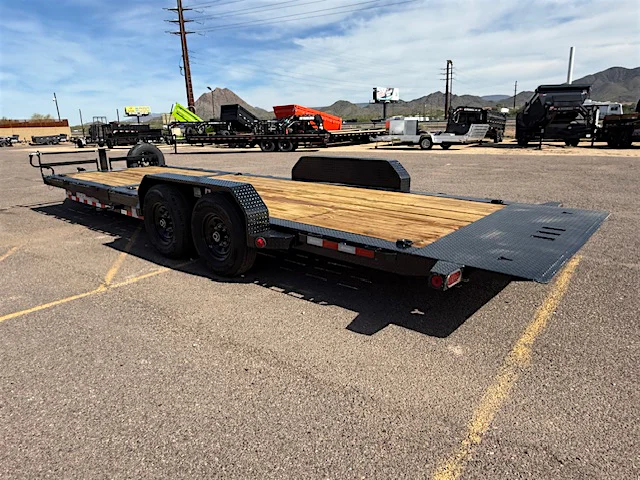 Norstar 24x83 Ironbull Tandem Axle, 14K GVWR, Low-Pro Gravity Tilt - Stock #NS527 - Image 8 of 11 Norstar 24x83 Ironbull Tandem Axle, 14K GVWR, Low-Pro Gravity Tilt - Stock #NS527 - Image 8 of 11