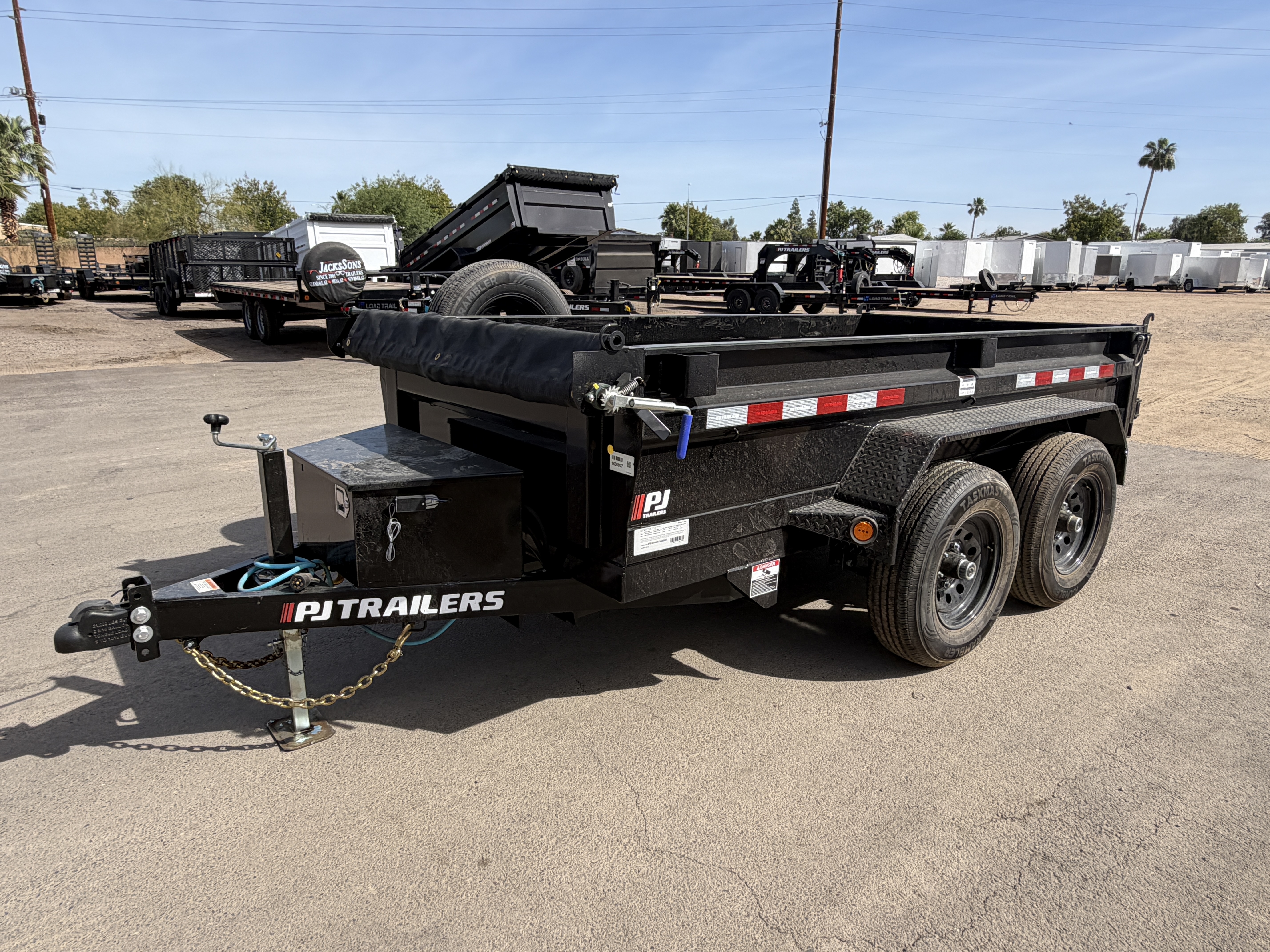 P.J. Trailers 10X60 Utility Dump, Tandem Axle, 7K GVWR - Stock #PJD1686 - Image 7 of 9