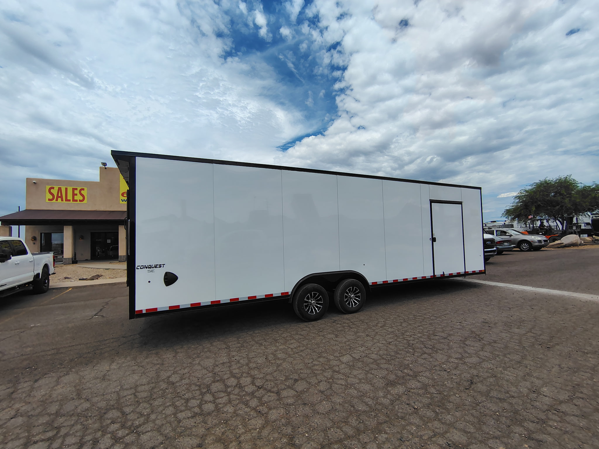 Formula 8.5'x28' Enclosed Car Hauler w/ Rear Ramp Door (Conquest)