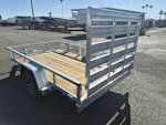 Sure-Trac 10x6 Aluminum Utility, 3K GVWR, Ramp Gate Stock #SR001 - Thumbnail 3