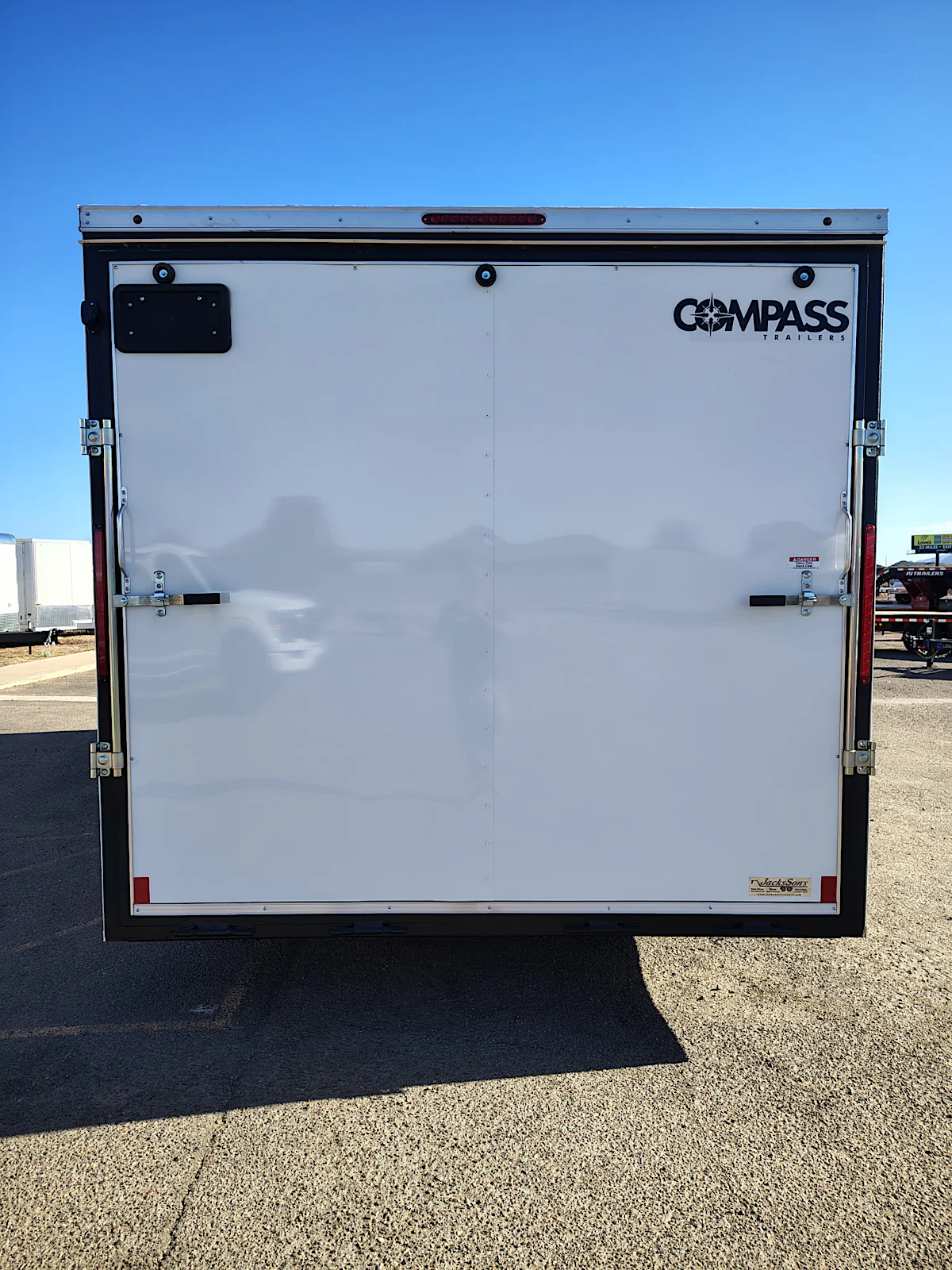 Compass 24x8.5 Indigo DLX Car Hauler, 10K GVWR, 6" Extra Height, Ramp Door - Stock #CMP2864 - Image 5 of 9 Compass 24x8.5 Indigo DLX Car Hauler, 10K GVWR, 6" Extra Height, Ramp Door - Stock #CMP2864 - Image 5 of 9