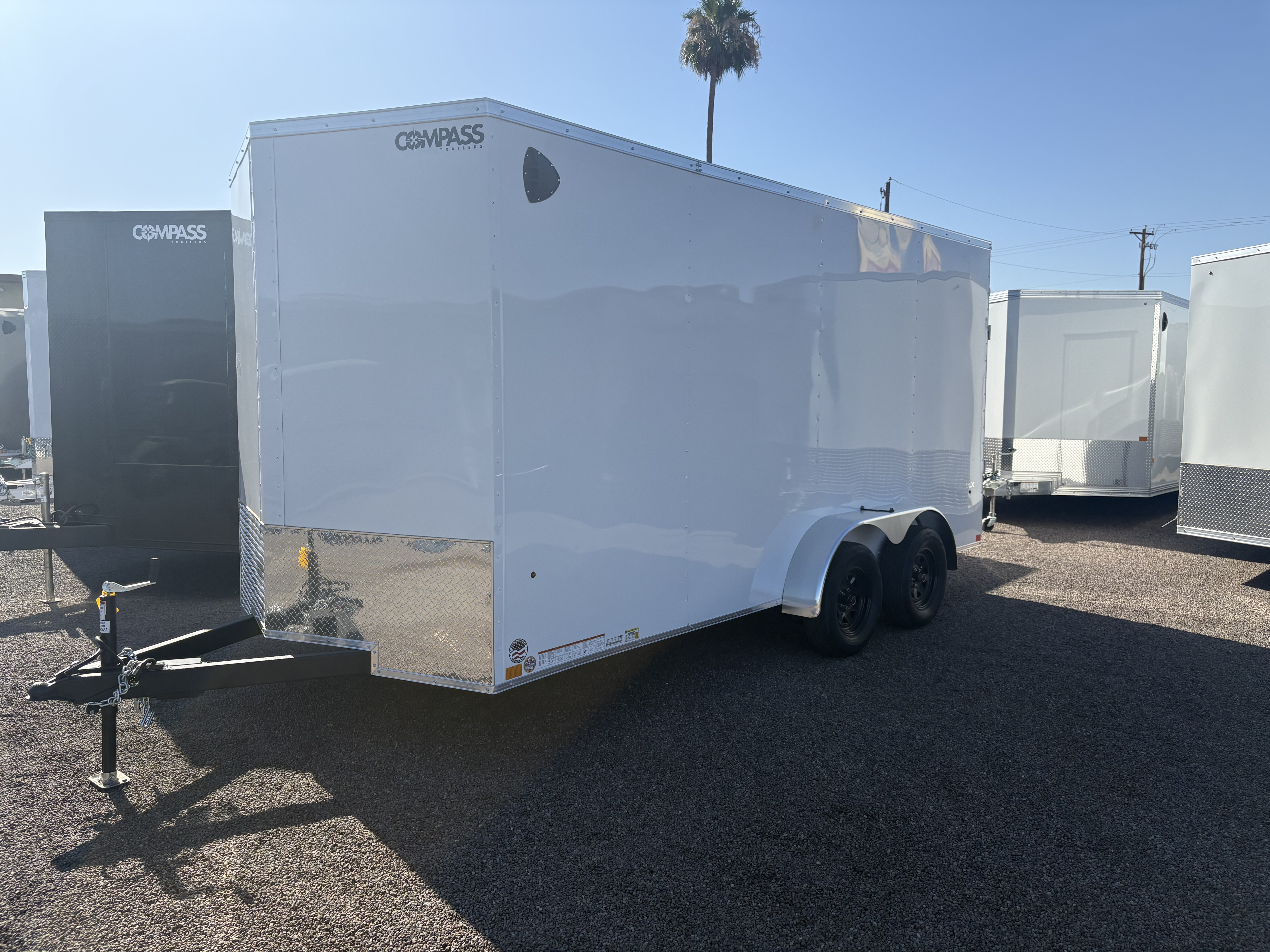 Compass 16x7 Indigo DLX, 7K GVWR, Ramp Door - Stock #CMP2887 - Image 2 of 5