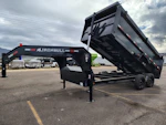 Norstar 16x83 IronBull Gooseneck, Tandem Axle, 16K GVWR, 48" Sides, Telescopic Cylinder Stock #NST1342 - Thumbnail 5