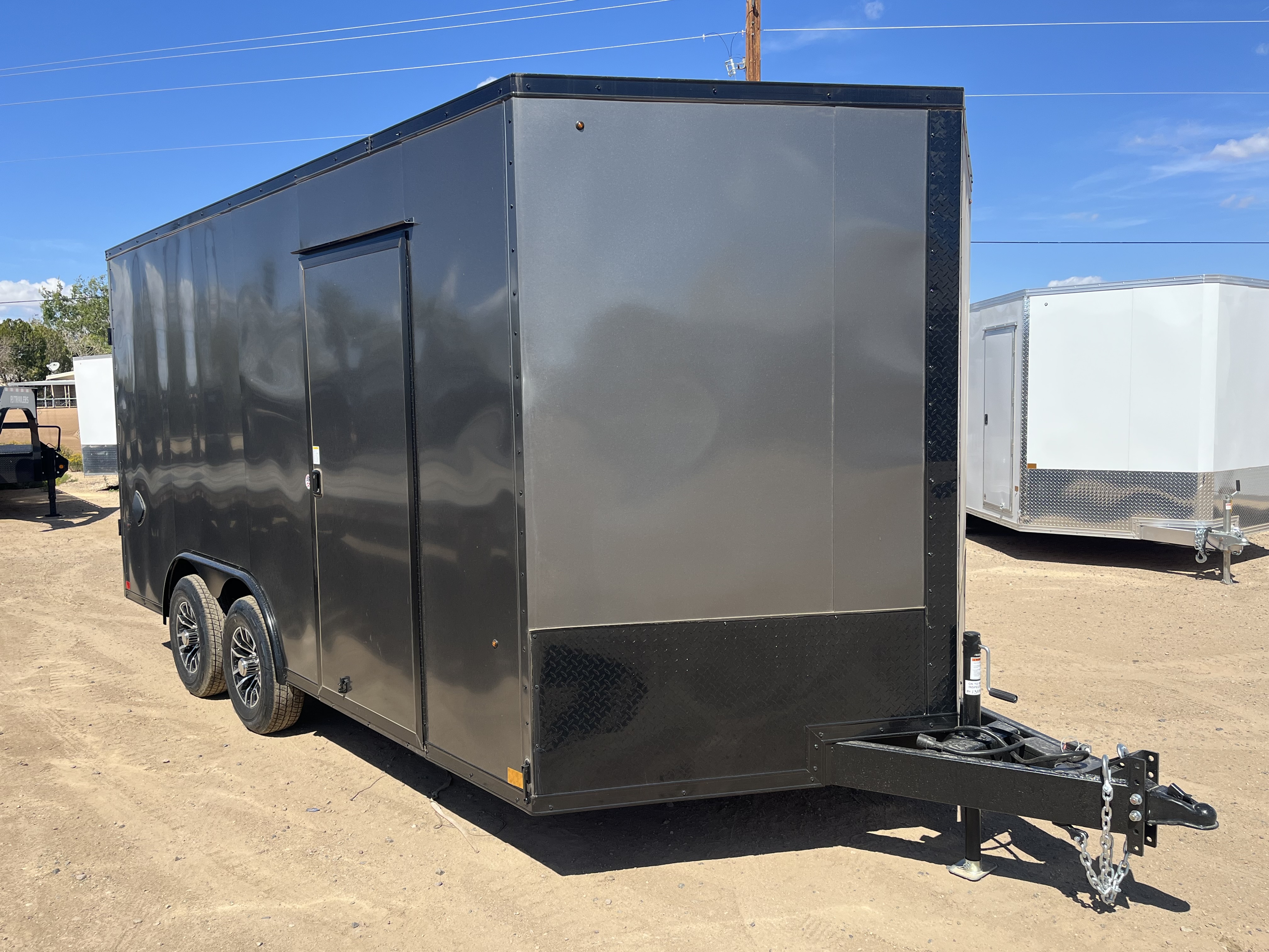 Compass 16x8.5 Jasper SE Car Hauler, 10K GVWR, Ramp Door - Stock #CMP2779 - Image 1 of 11
