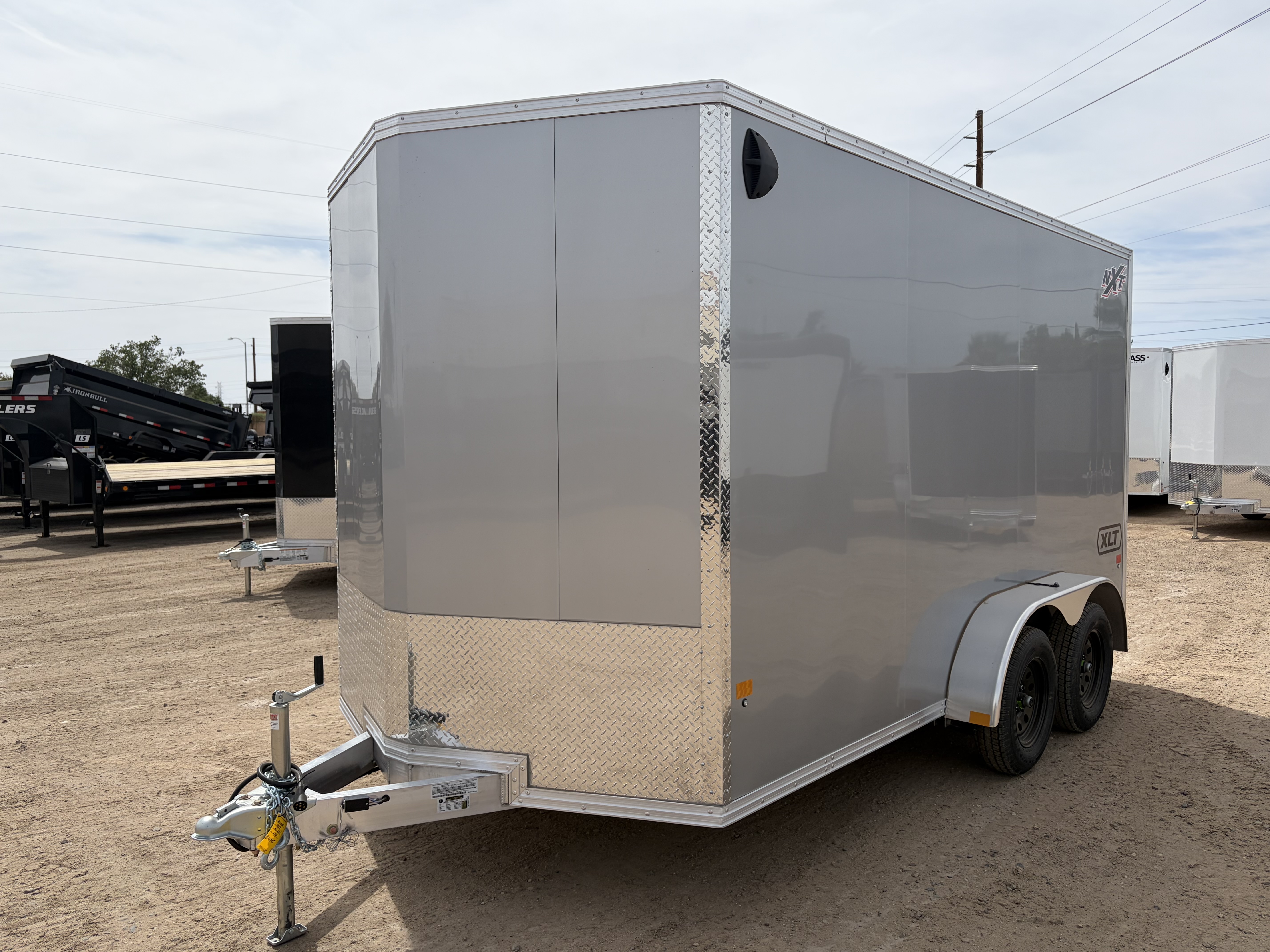 Alcom 12x6 All Aluminum NXT Enclosed, 3K GVWR, Side Door, Ramp Door - Stock #ALC262 - Image 5 of 8