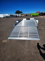 Aluma 15 X78" Aluminum, Single Axle w/ Elec. Brakes,  Bi-Fold Tailgate Stock #USD8766 - Thumbnail 7