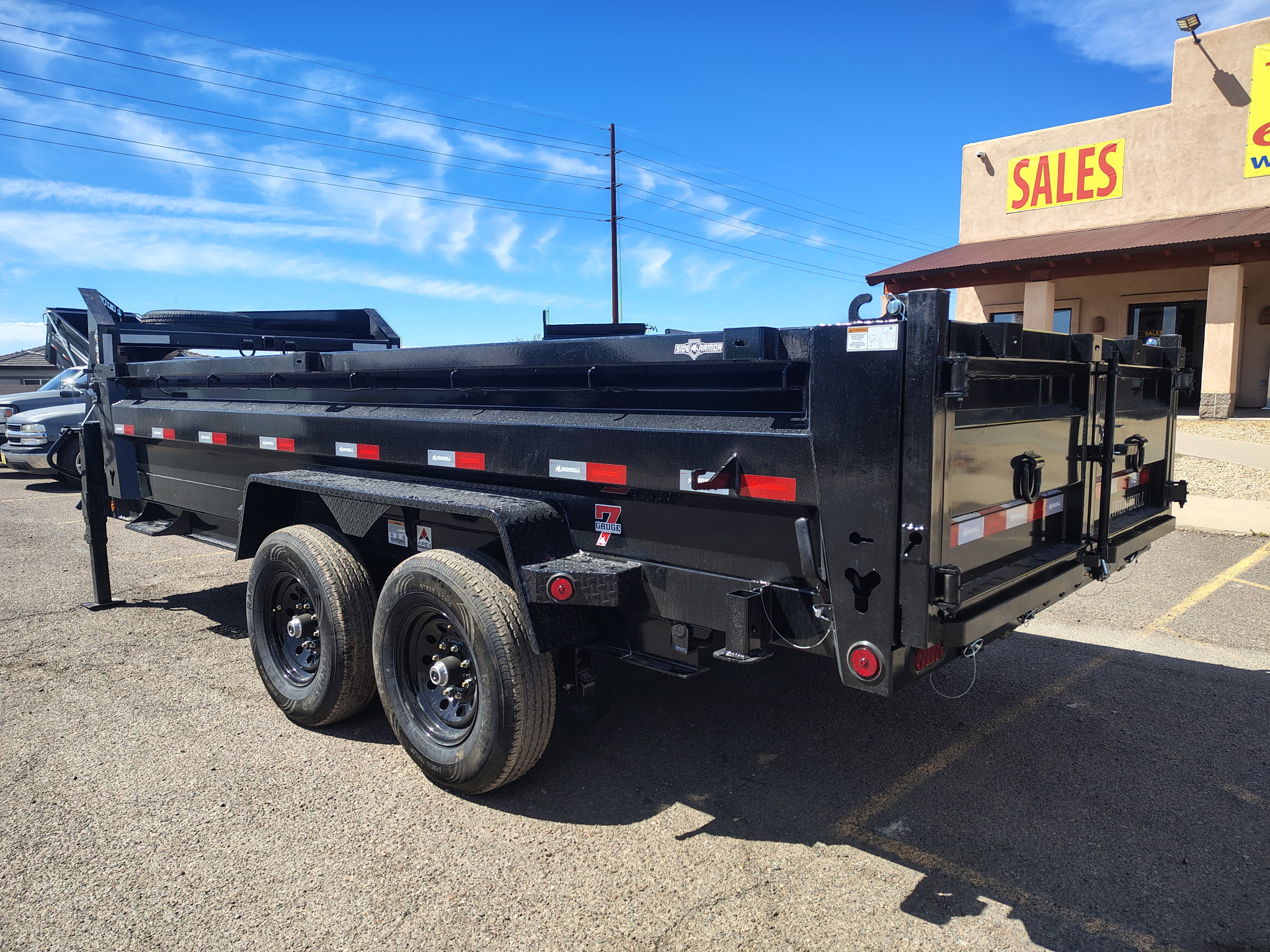 Norstar 16x83 IronBull Gooseneck, Tandem Axle Dump, 15K GVWR, 24" Sides - Stock #NST1430 - Image 10 of 16
