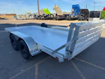 Aluma 14x78 All Aluminum, 7K GVWR, Tandem Axle, W/ Bi-Fold Tailgate (7814ESA-TA-EL-BT) Stock #ALU397 - Thumbnail 2