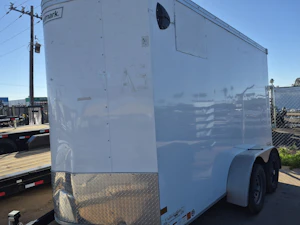 Haulmark 12X6 TRANSPORT V-ACG, WHITE, RD