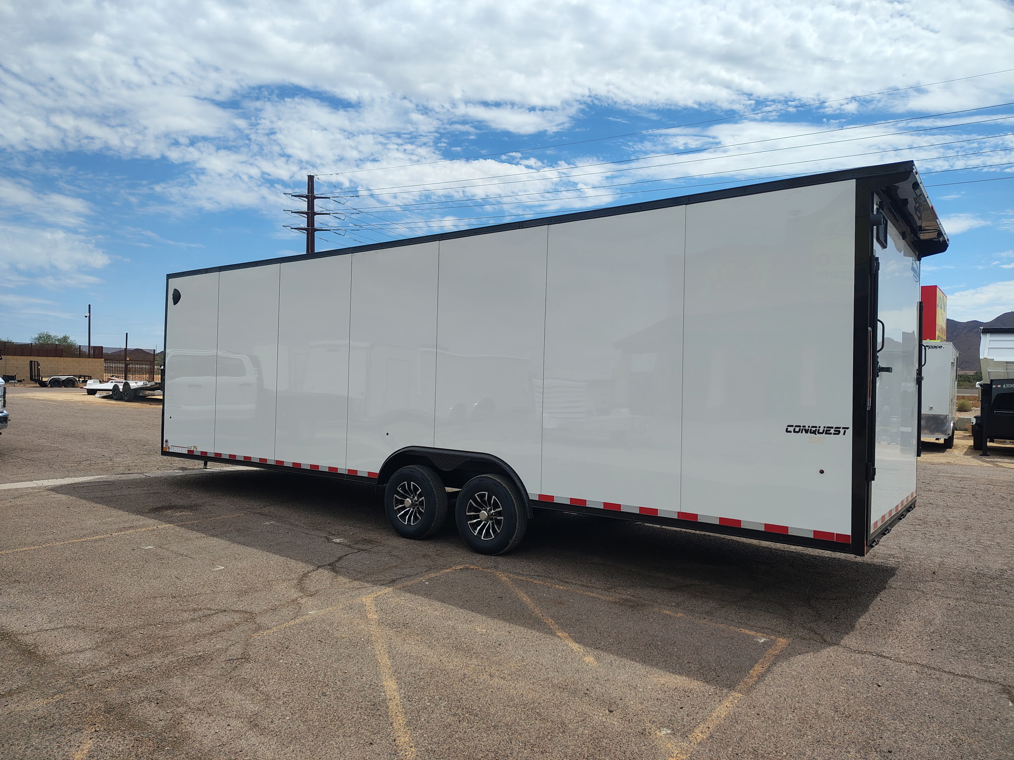 Formula 8.5'x28' Enclosed Car Hauler w/ Rear Ramp Door (Conquest)