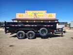 P.J. Trailers 16x83 Tandem Axle, 15,400 GVWR, Low Pro Dump, 36" Sides, 14 Ply Tires Stock #PJD1684 - Thumbnail 2