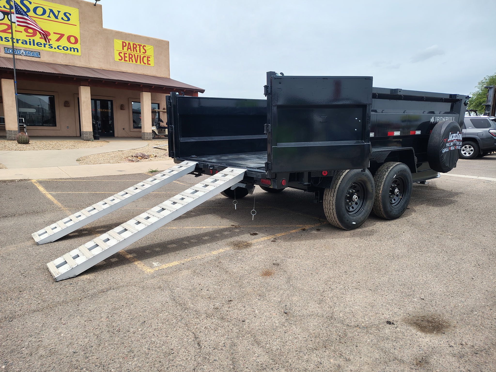 Norstar 14x83 IronBull Tandem Axle Dump, 15K GVWR, 36" Sides, Solar Charger, 14 Ply Tires - Stock #NST1373 - Image 3 of 15