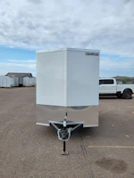 Compass 12x6 Indigo DLX, Flat Top V-Nose, 7K GVWR, Ramp Door Stock #CMP2953 - Thumbnail 1