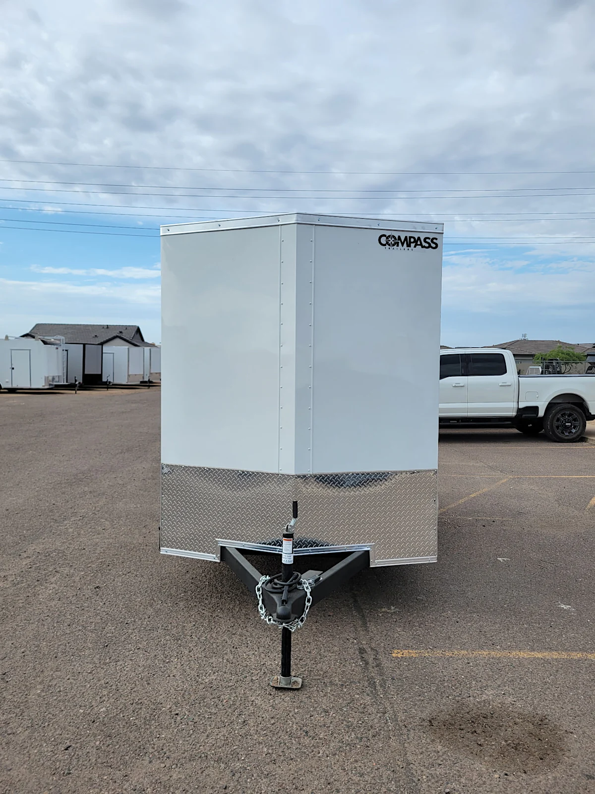 Compass 12x6 Indigo DLX, Flat Top V-Nose, 7K GVWR, Ramp Door - Stock #CMP2953 - Image 1 of 6 Compass 12x6 Indigo DLX, Flat Top V-Nose, 7K GVWR, Ramp Door - Stock #CMP2953 - Image 1 of 6