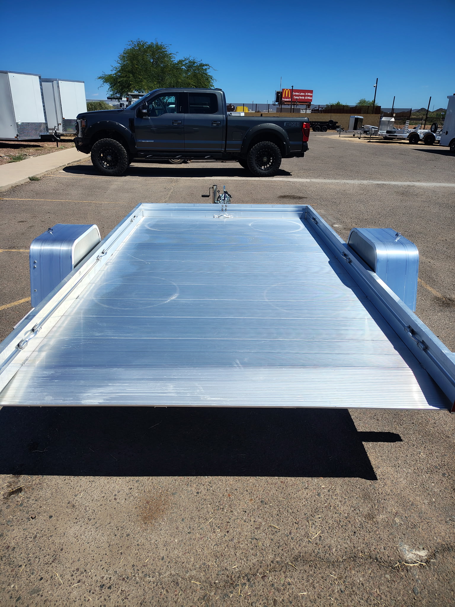 Aluma 10x68 All Aluminum, 3K GVWR, Single Axle, Tilt (6810H-TILT-S) - Stock #ALU379 - Image 7 of 10