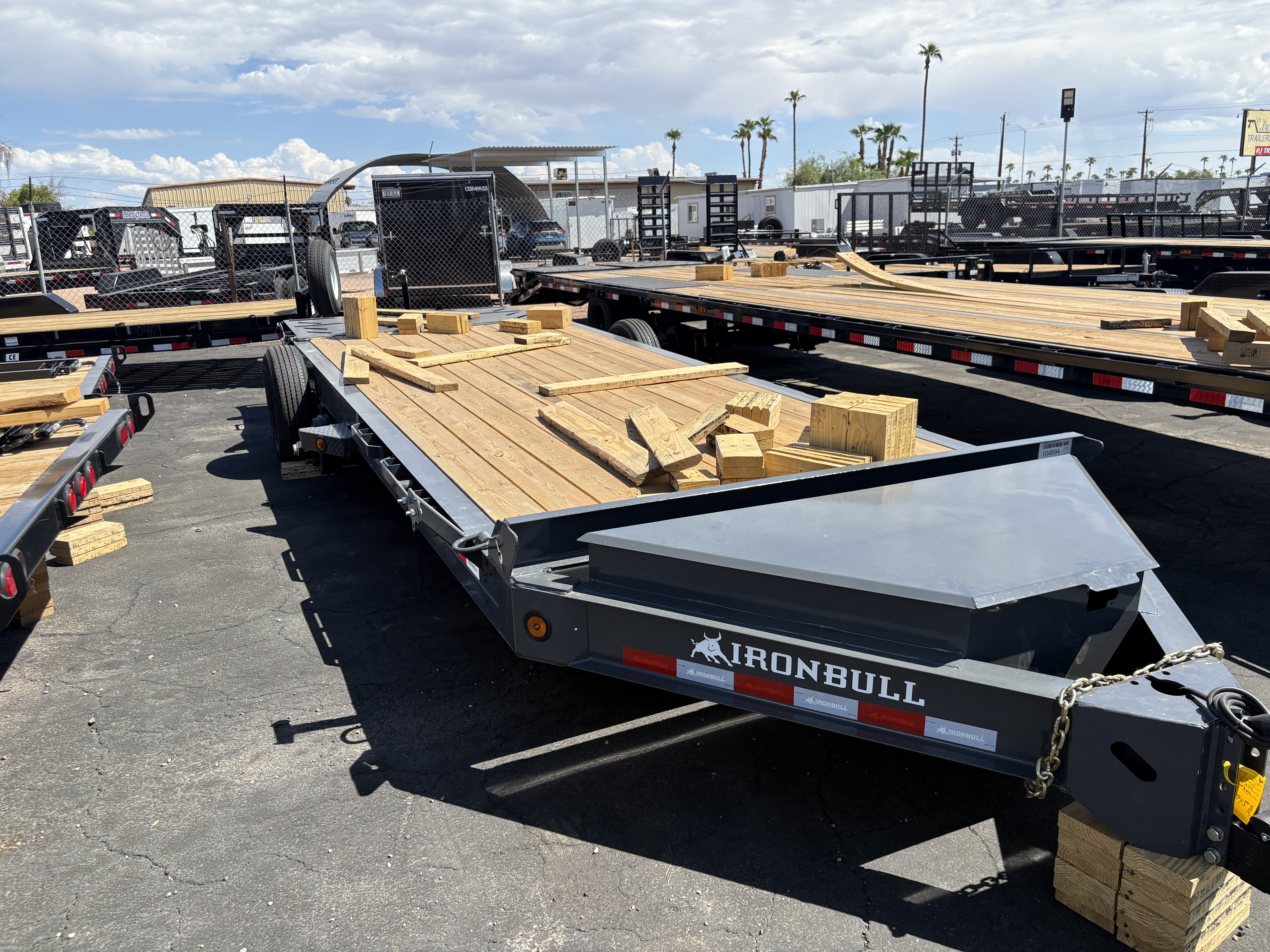 Norstar 20x83 IronBull, Tandem Axle, 14K GVWR, Rampage Ramps - Stock #NS518 - Image 1 of 5