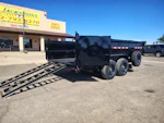 P.J. Trailers 16x83 Tandem Axle, 15,400 GVWR, Low Pro Dump, 36" Sides, 14 Ply Tires Stock #PJD1684 - Thumbnail 4