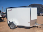 Alcom 08x5 All Aluminum NXT Enclosed, 3K GVWR, Ramp Door Stock #ALC140 - Thumbnail 2