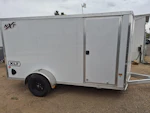 Alcom 12x6 All Aluminum NXT Enclosed, 3K GVWR, Side Door, Ramp Door Stock #ALC255 - Thumbnail 2