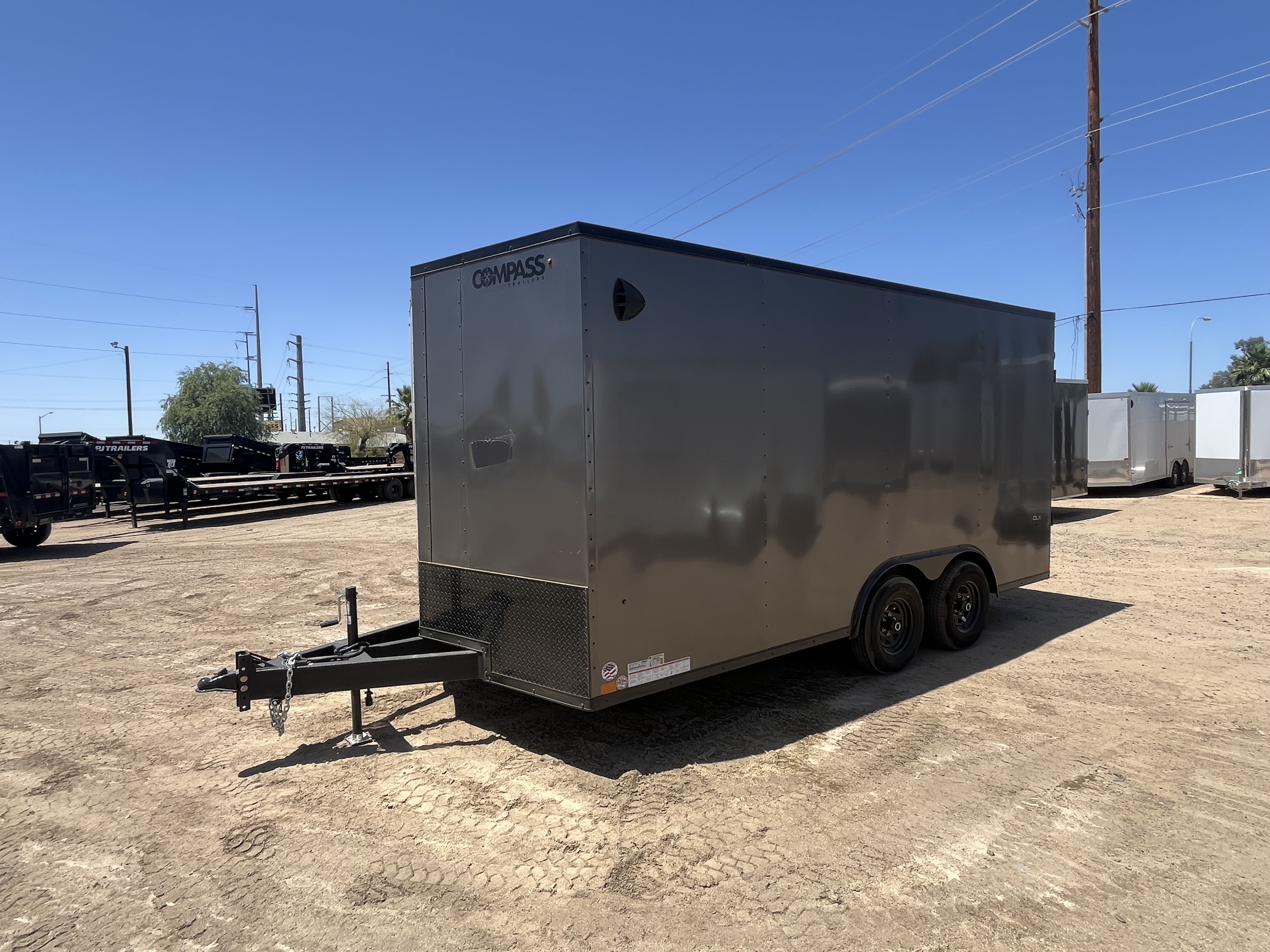 Compass 16x8.5 Indigo DLX, 10K GVWR, Ramp Door - Stock #CMP2858 - Image 9 of 10