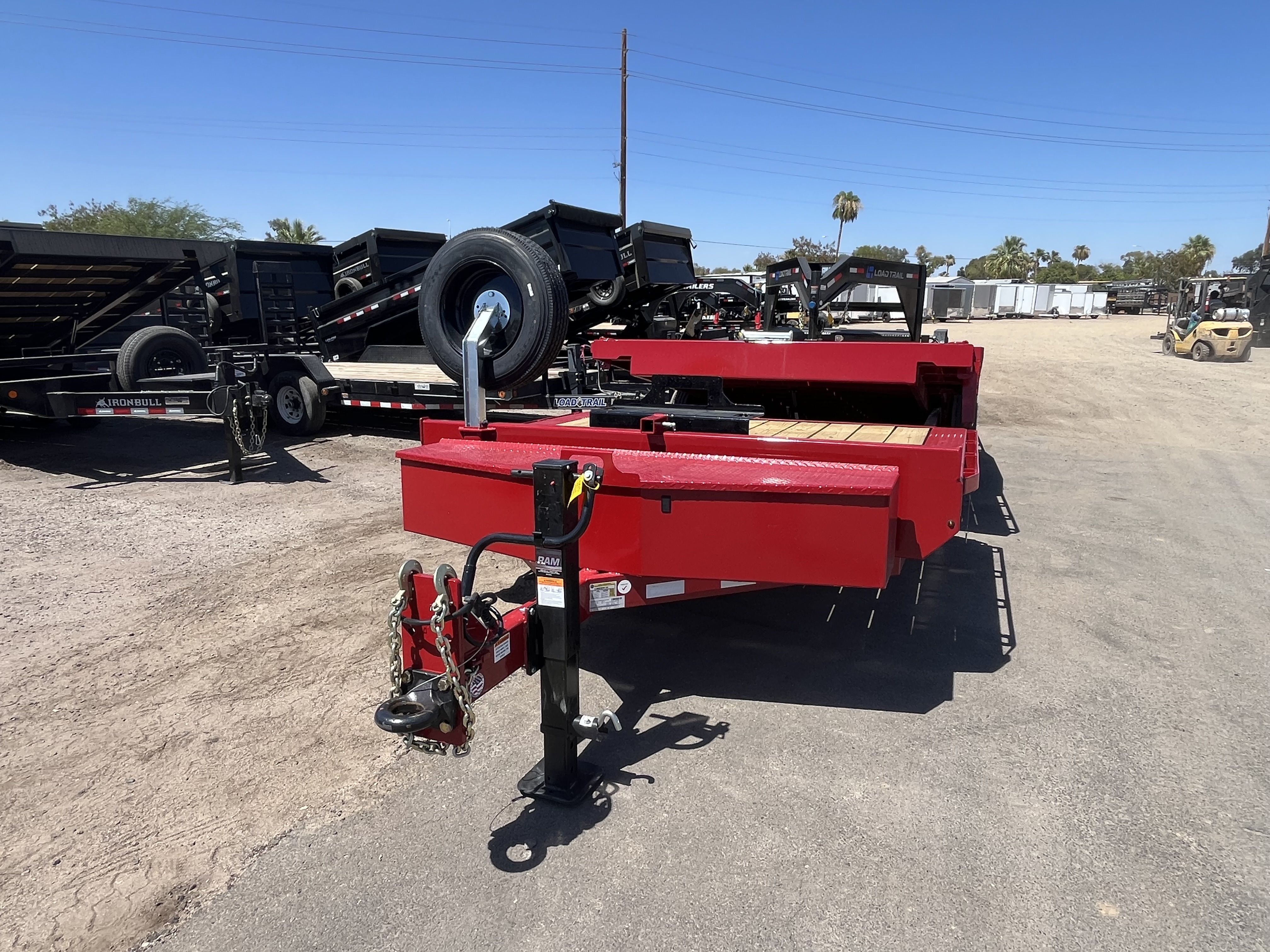 Midsota 24x8.5 (18'+6') Tilt Bed Wide Body, Drive Over Fender, 17,600 GVWR, 80" Steel Toolbox - Stock #MI009 - Image 10 of 10